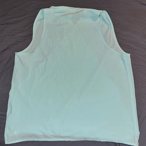 *RARE* Lululemon Rollin' With My Om'ies Tank in Aquamarine Size 8 - Picture 5 of 8